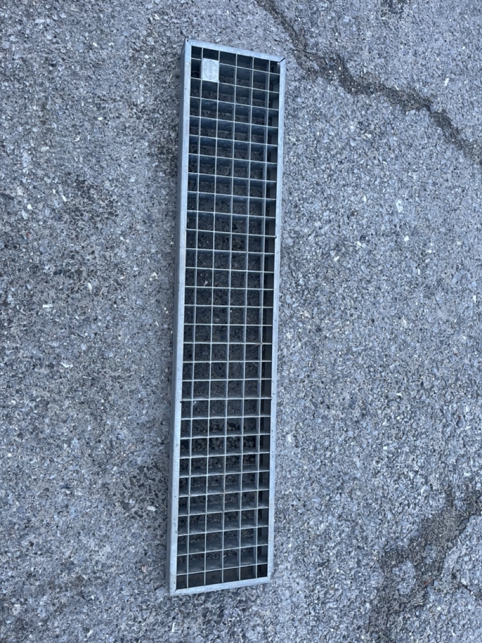 Grille caillebotis de caniveau Birco 100 x 19.5 x 4 cm