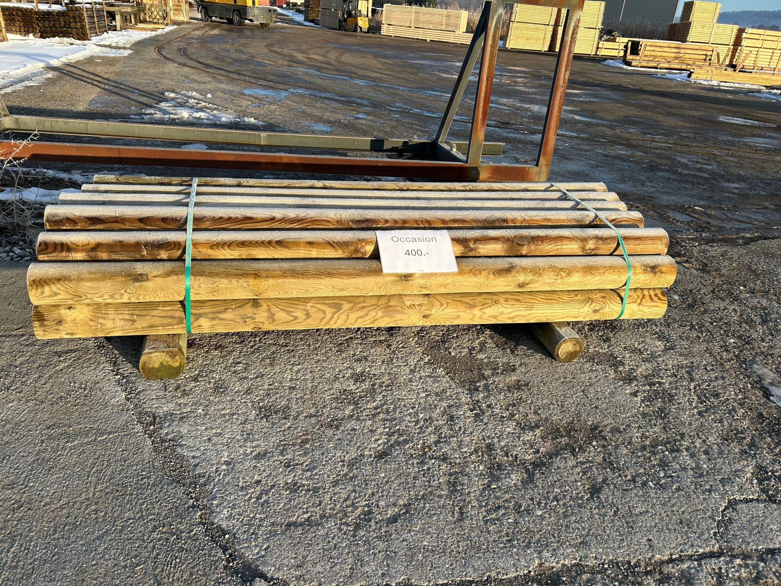 Bois ronds réguliers imprégnés 2.50m